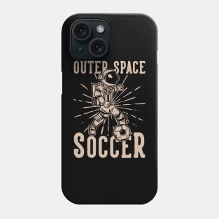 Outer space soccer Phone Case