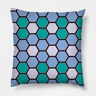 Beehive Hexagon Pattern All Over Design 2 Pillow