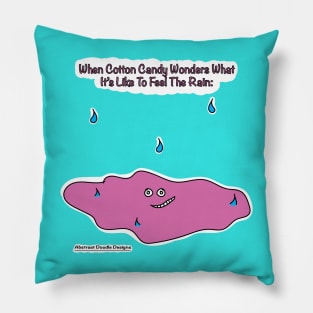 Cotton Candy Rain Pillow