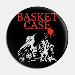 Basket Case Retro 80s Cult Classic Horror Design Pin