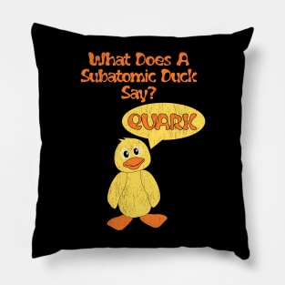 Subatomic duck Pillow