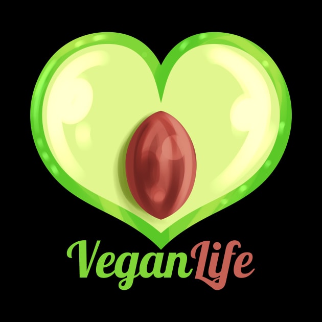 Heart Shaped Aubergine - Vegan Life - Go Vegan by SinBle