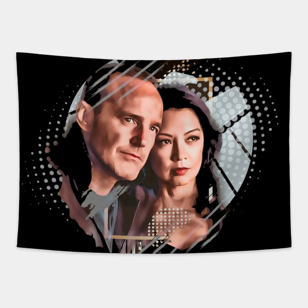 Philinda fan art Tapestry by Clark Gregg University