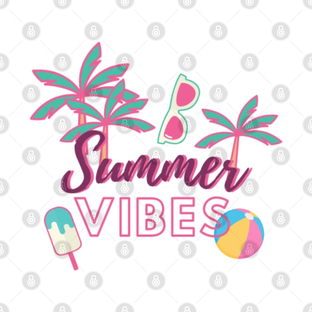 Summer Vibes Pink by 9 Turtles Project