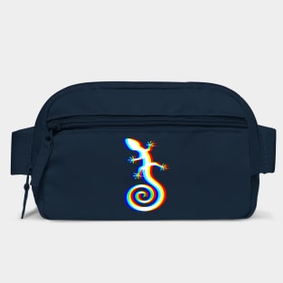 EDM Colorful Gecko Vaporwave Glitchy Techno Trippy Rave design Bag