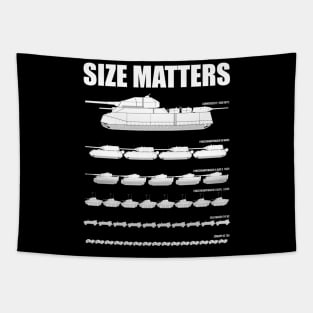 Size Matters German Tanks Tapestry