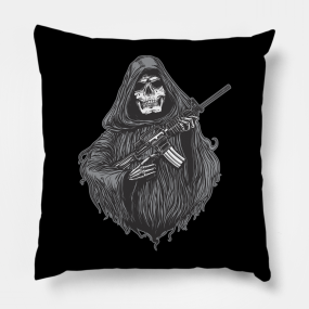 Grim Reaper Pillows Teepublic