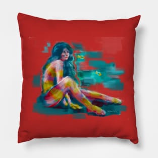 Clownfish girl Pillow