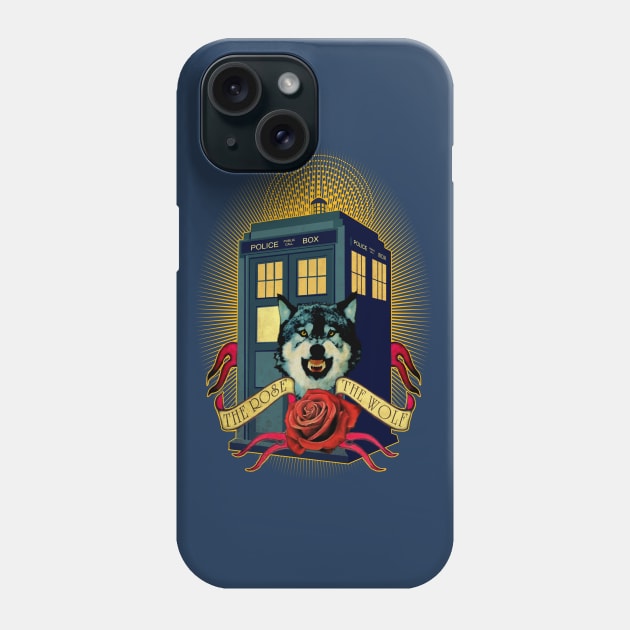 THE ROSE AND THE BAD WOLF Phone Case by KARMADESIGNER T-SHIRT SHOP