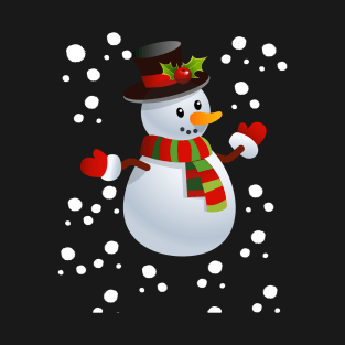 Snowman In The Snow T-Shirt