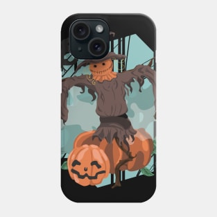 Scarecrow & Pumpkins - Halloween 2019 Phone Case