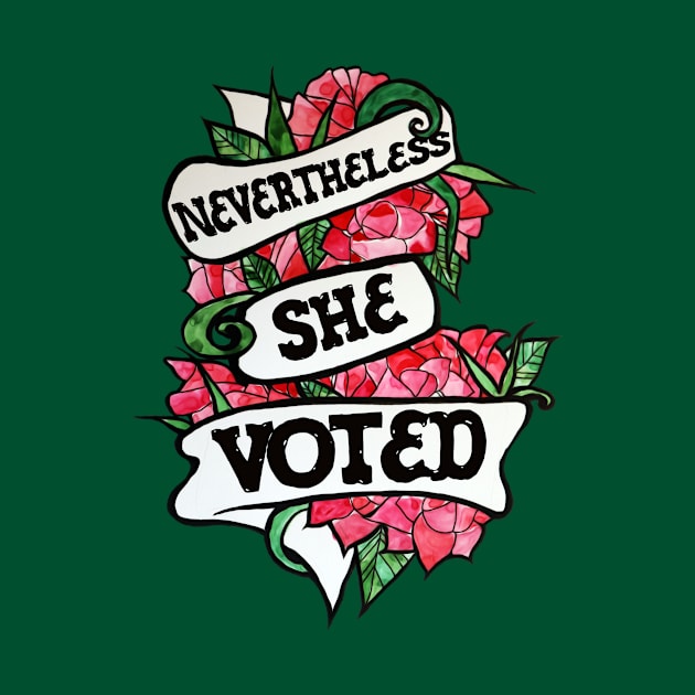 Nevertheless she Voted by bubbsnugg