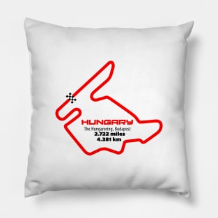 Hungarian Track Graphic Pillow