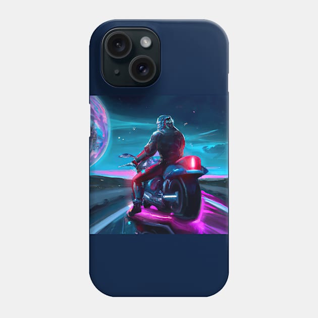 Space Rider Phone Case by AngelsWhisper