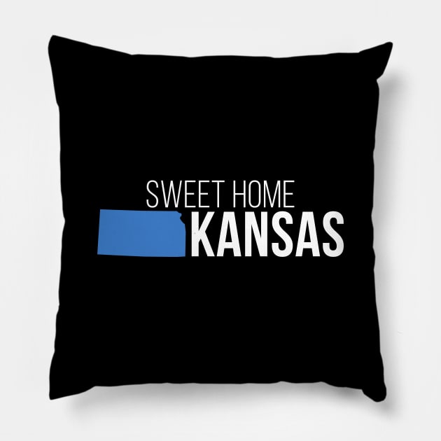 Kansas Sweet Home Pillow by Novel_Designs