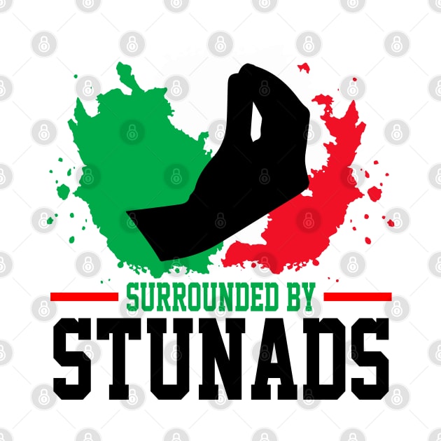 Surrounded By Stunads Hand Gesture Funny Italian Meme, funny Italian Phrases Gift by norhan2000