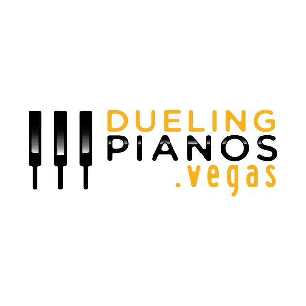 Dueling Pianos.Vegas Black & Yellow Keys by DuelingPianos.Vegas