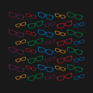 Glasses Pattern T-Shirt