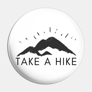 Take a Hike Mountain Sunrise Pin