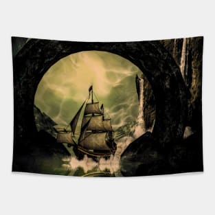 Ship in the night Tapestry