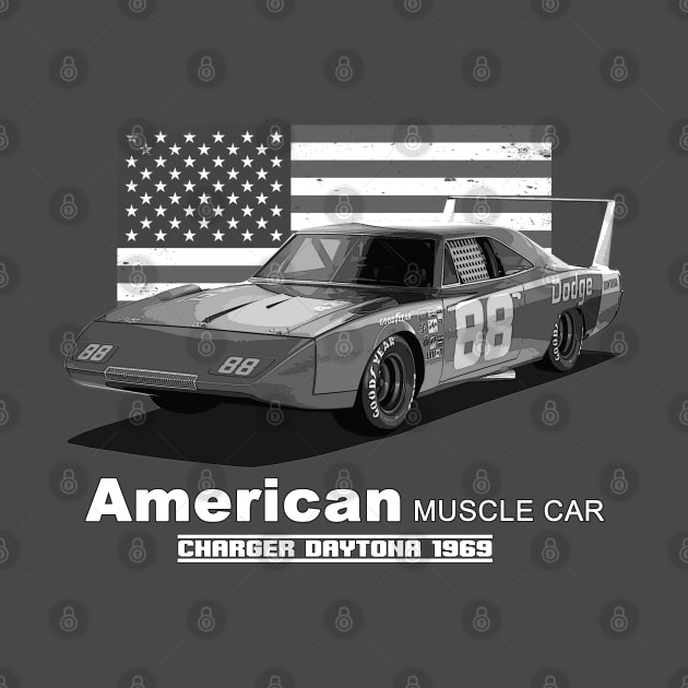 Charger Daytona American Muscle Car 60s 70s Old is Gold by Jose Luiz Filho