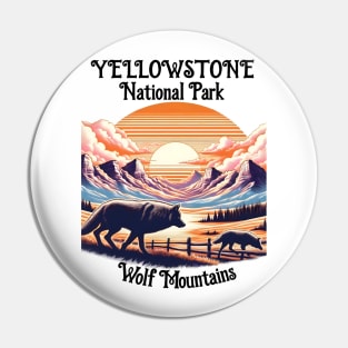 Majestic Emblem of Yellowstone National Park Pin