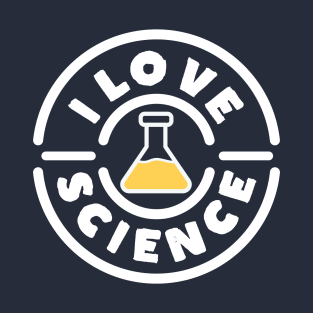 I Love Science Retro Vintage T-Shirt