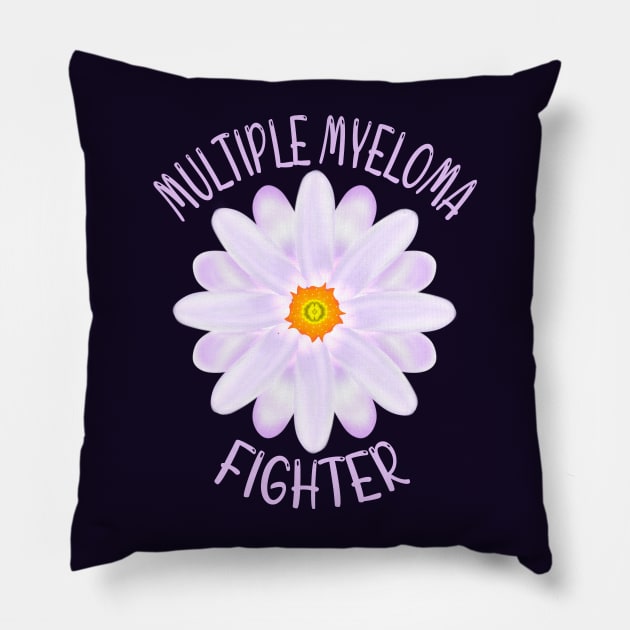 Multiple Myeloma Fighter Pillow by MoMido