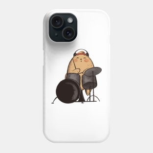 DRUMMER CAT MUSICIAN Cute Kitty Phone Case