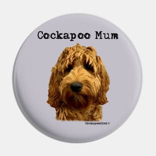 Cockapoo Dog Mum Pin