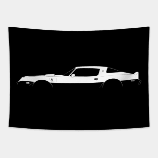 Pontiac Firebird Trans Am (1979) Silhouette Tapestry