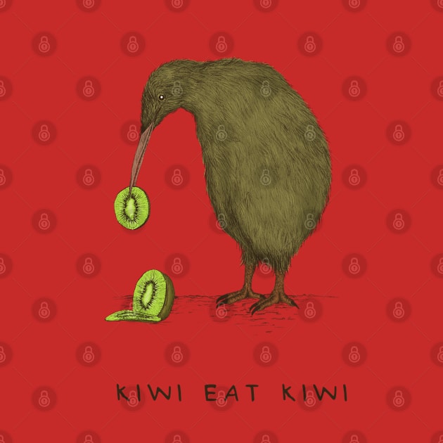 Kiwi eat Kiwi by popcornpunk