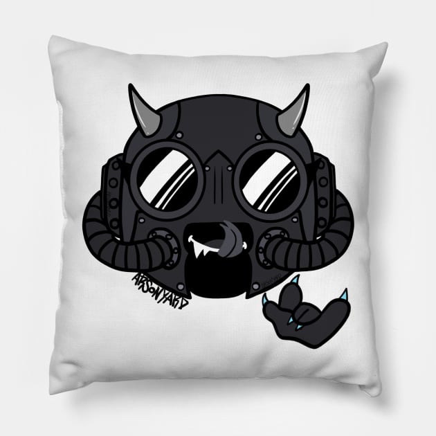 Aurora Ghoulette V01, Nameless Ghoul, GHOST rock metal band Pillow by ARSONYARD