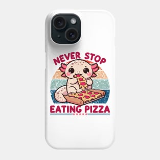 axolotl pizza Phone Case