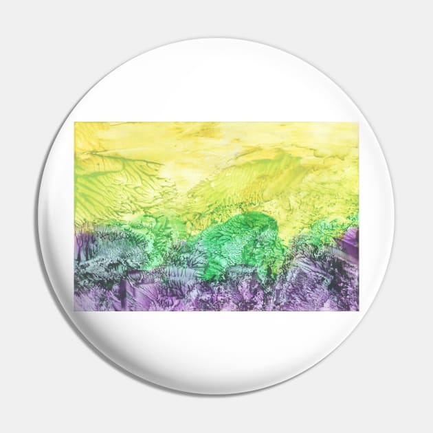 Bright landscape, nature. Encaustic wax art. Painting drawing Pin by grafinya