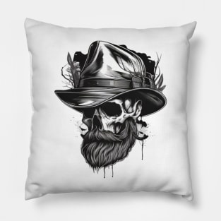 Fishing skull Pillow