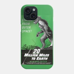 Classic Science Fiction Movie Poster 20 Million Miles to Earth Phone Case