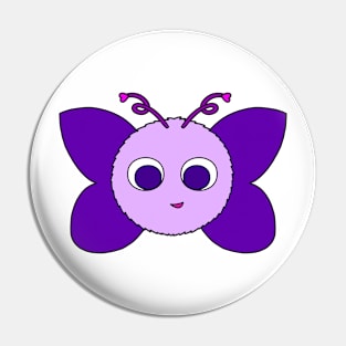 Butterfly Puff Pin