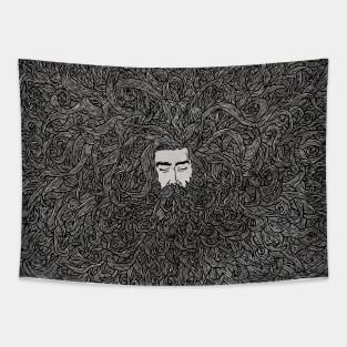 Guy's Hair Tapestry