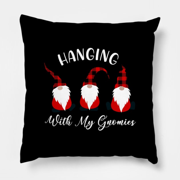 Hanging With My Gnomies Pillow by Satic