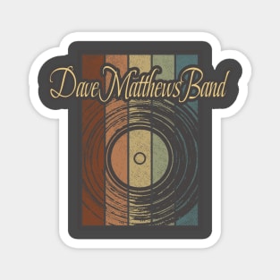 Dave Matthews Band Vynil Silhouette Magnet