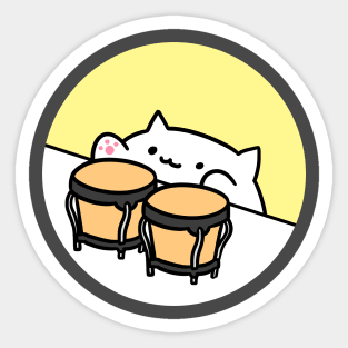 Bongo Cat Cute Png Sticker - Bongo Cat Cute PNG - Discover & Share