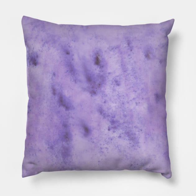 Purple Galaxy Dye Pillow by Carolina Díaz