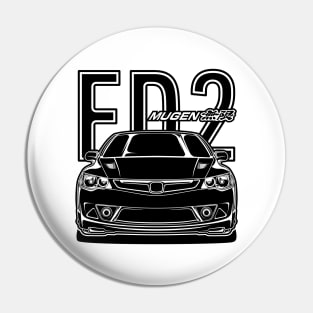 FD2 Mugen (Black Print) Pin