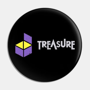 Treasure Games - distressed Pin