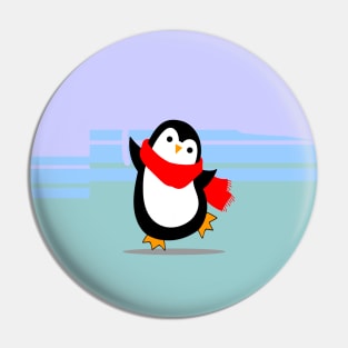 Happy Penguin Pin