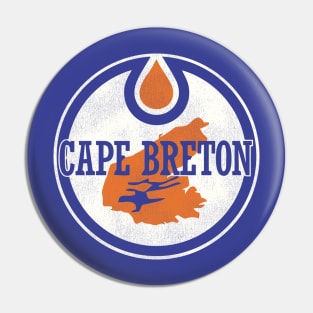 Defunct Cape Breton Oilers Hockey Team Pin