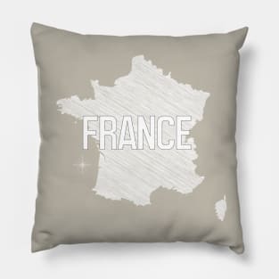 Country Wall Decor France Black and White Art Canvas Poster Prints Modern Style Painting Picture for Living Room Cafe Decor World Map Pillow