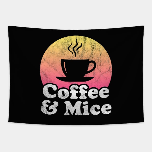Coffee and Mice Tapestry by JKFDesigns