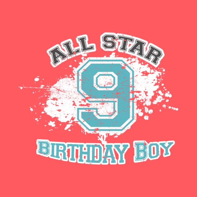 all star varsity birthday boy by LND4design